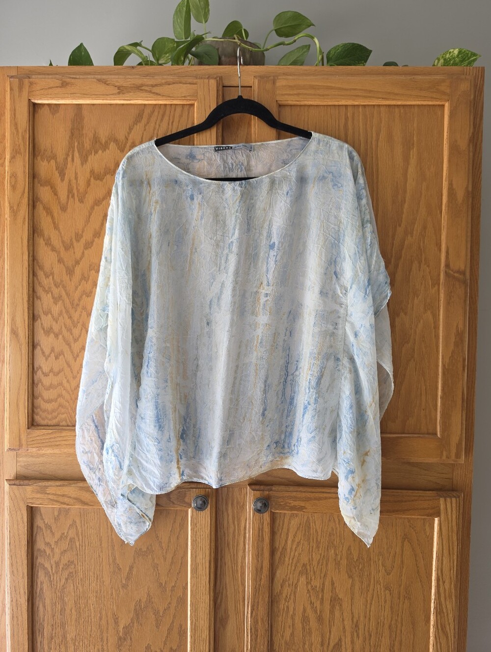 Vintage Boho Chic Light Lightweight Poncho Tunic